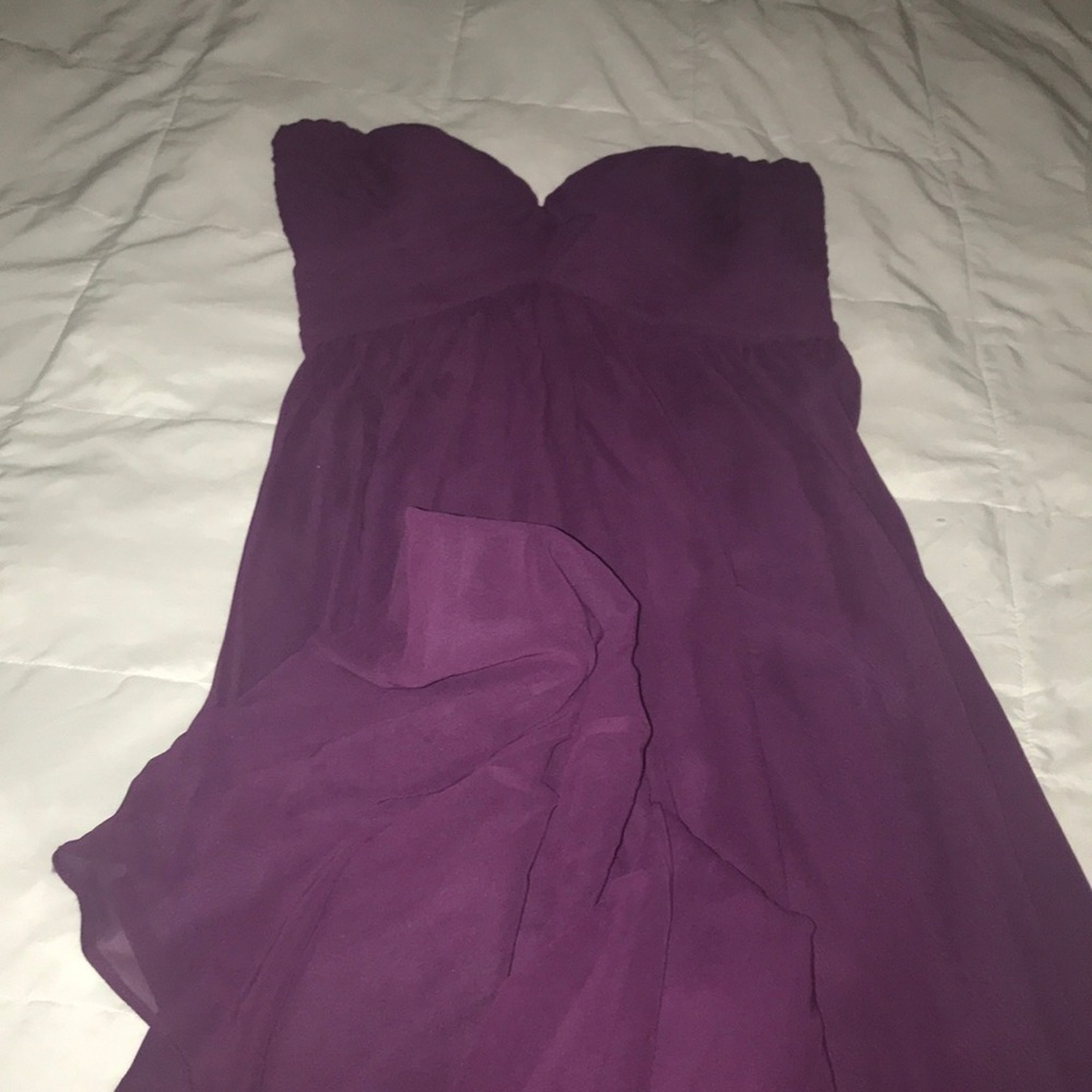 Purple long fancy dress